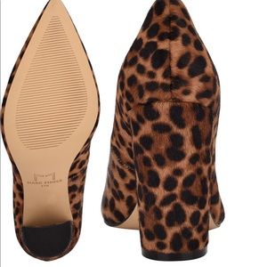 New Animal print calf hair Marc Fisher pump heels shoes womens 8.5 Nordstrom